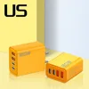 Yellow US plug