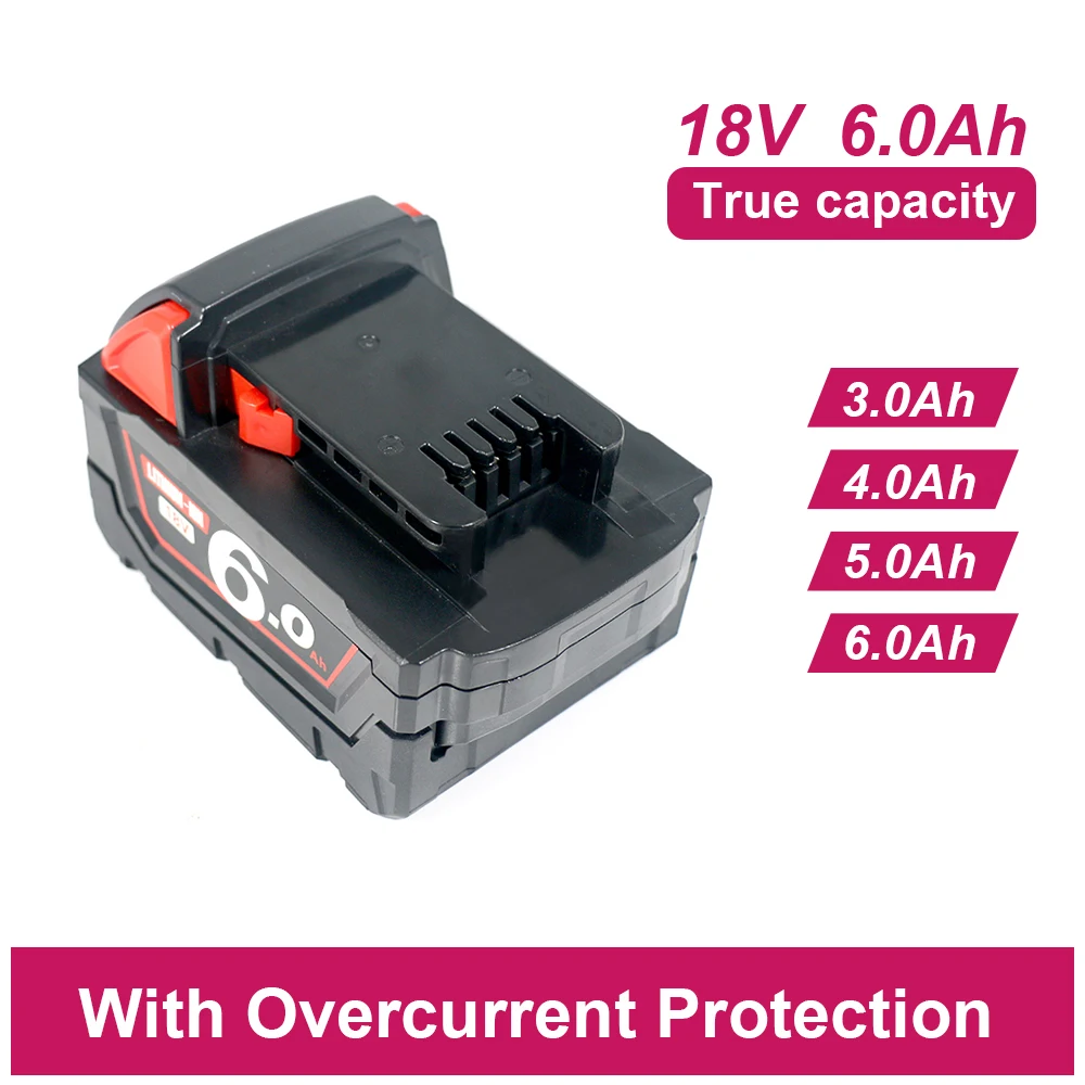 GEB Customized 21700 5s2p 18V 6000mah Rechargeable 10C Discharging Rate Lithium Power Tool Battery Pack