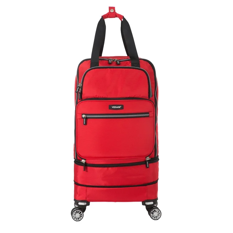 VERAGE lightest foldable luggage large size removable 8 spinner wheels for travel