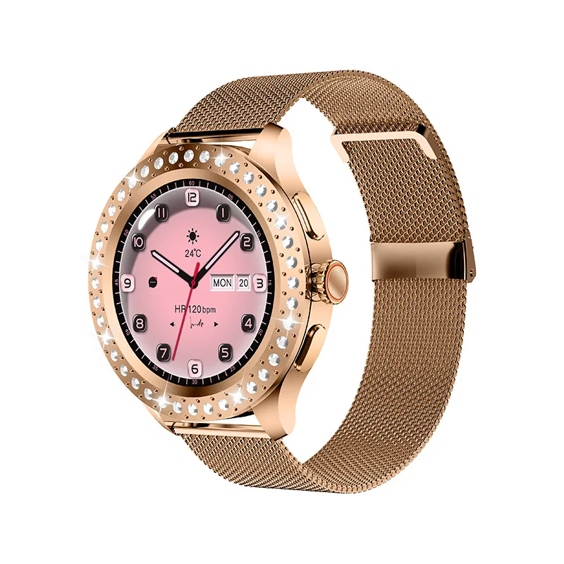 Hw26 Mini Smartwatch Screen Gift Box BT Call NFC Heart Rate  Monitoring Diamond Hw 26 Hw26mini Smart Watch for Women Ladies
