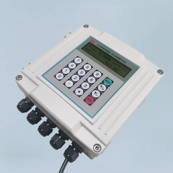 Smart externally attached ultrasonic water flow meter with lorawan module