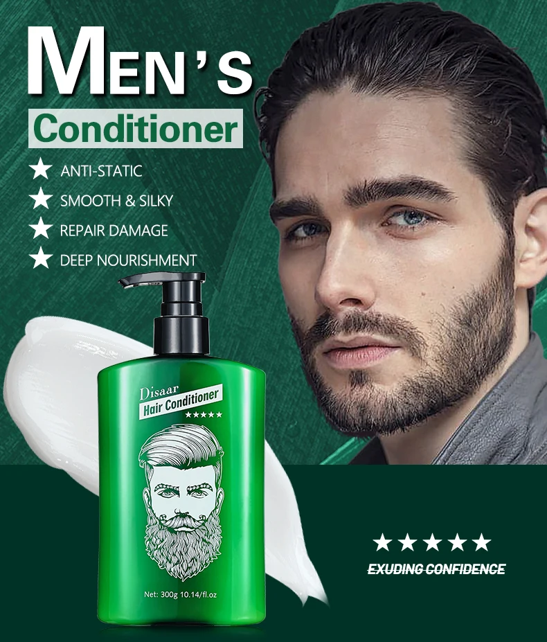 Disaar Men's Hair Conditioner With Argan Oil Keratin Repair Damage