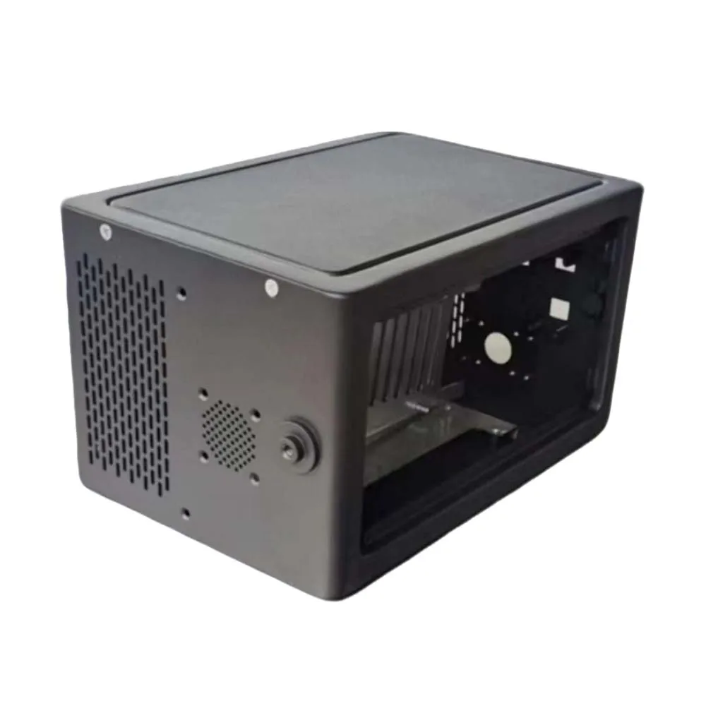 High Precision Custom Stainless Steel Metal Part Product Laser Cutting Bending Welding Sheet Metal Enclosure Chassis Fabrication