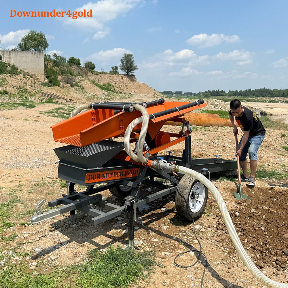 OEM/ODM Availability Mini Gold Separator Equipment with Chain Drive System for Processing Highly Viscous Ores