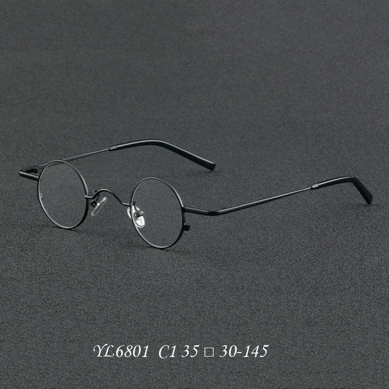 Vintage Circle Frame Pure Titanium Eyeglasses