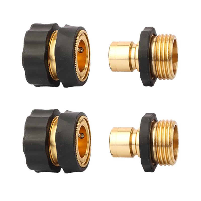 Plastic Connect Pipe Coupling Water Connectors Aluminum Garden Hose Coupler Pvc Fittings Copper Faucet Brass Quick Connector