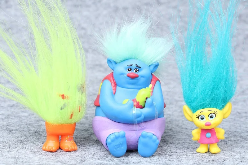 DL112 Hair Trolls Ugly Baby Trolls - Cartoon Character Dolls