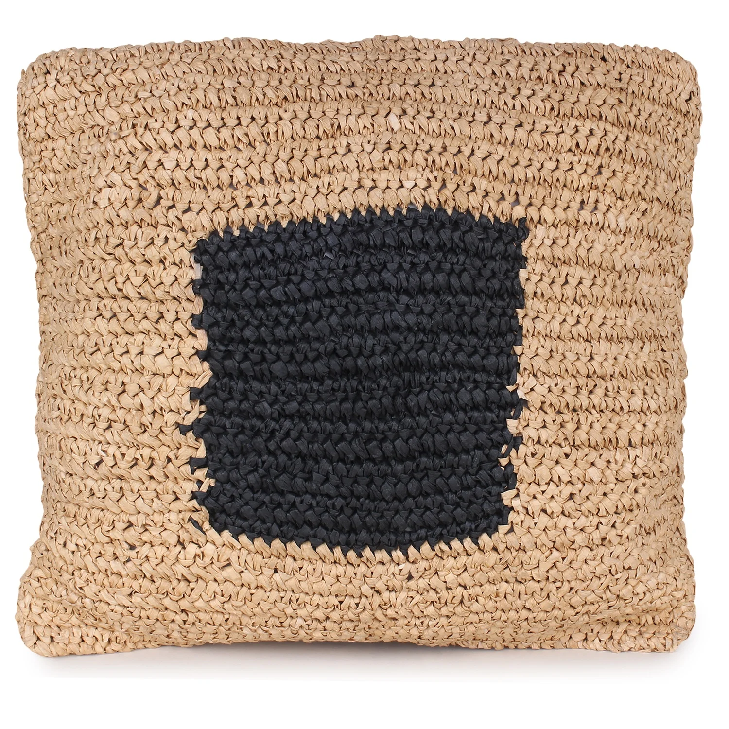 raffia cushion