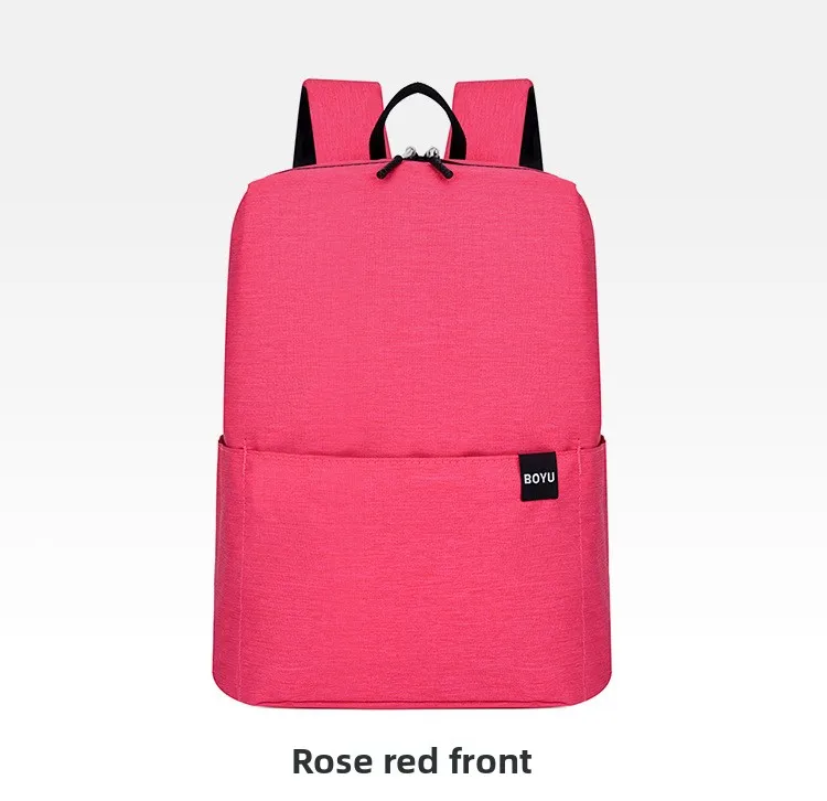 Cross-border Small Lightweight Backpack for Men Women Breathable Durable Cotton Lining for Student Travel Training Institutions