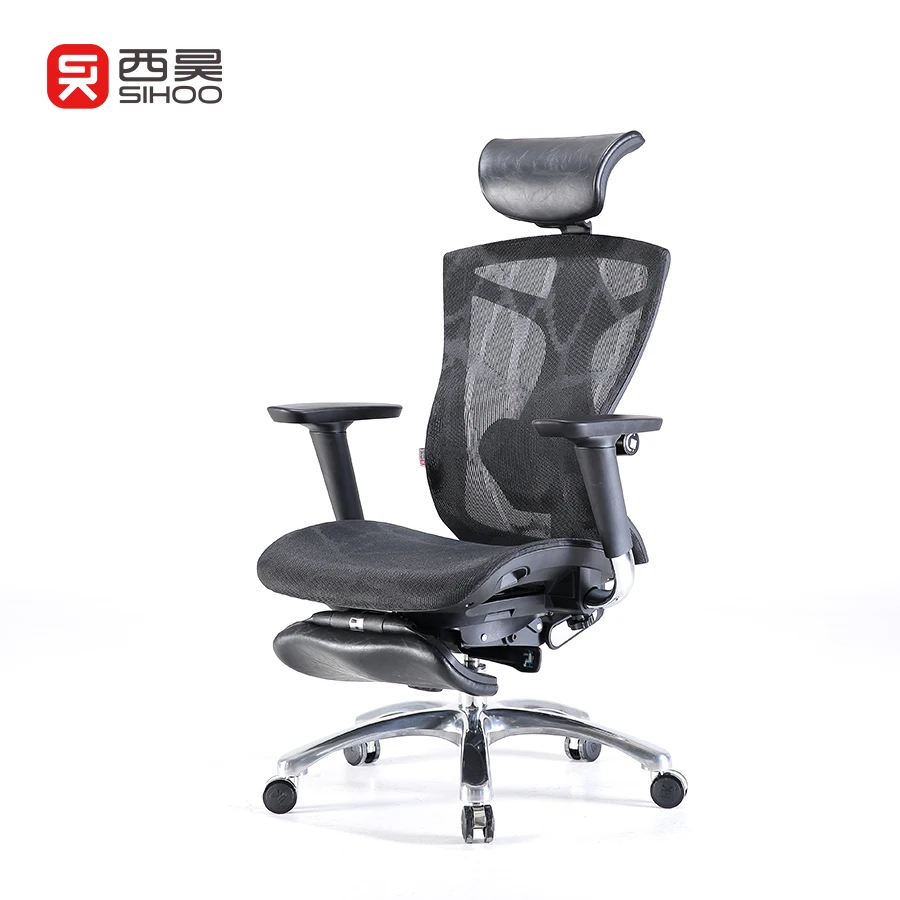 SIHOO V1 Ergonomic Mesh Office Chair with Adjustable Footrest