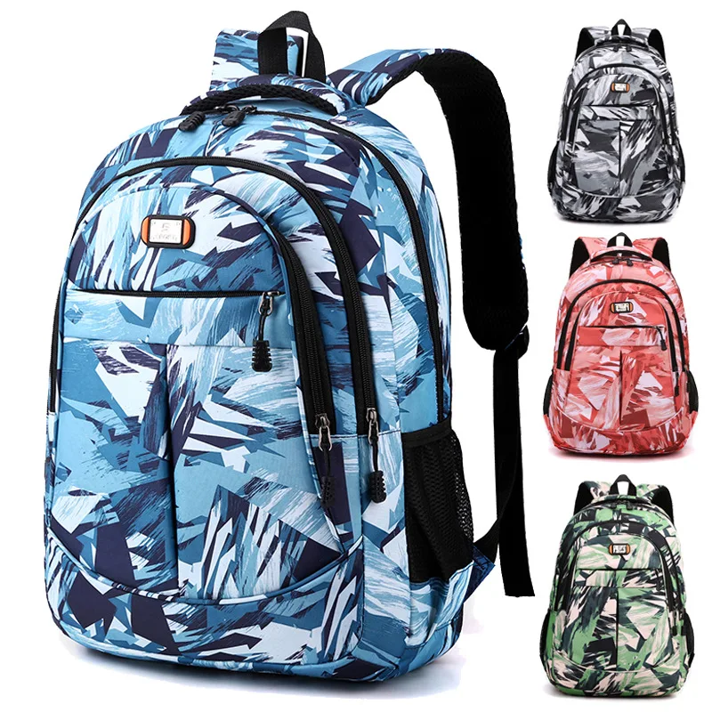 Hotselling Outdoor Travel Business Casual Backpack Oxford Camouflage Student School Bag