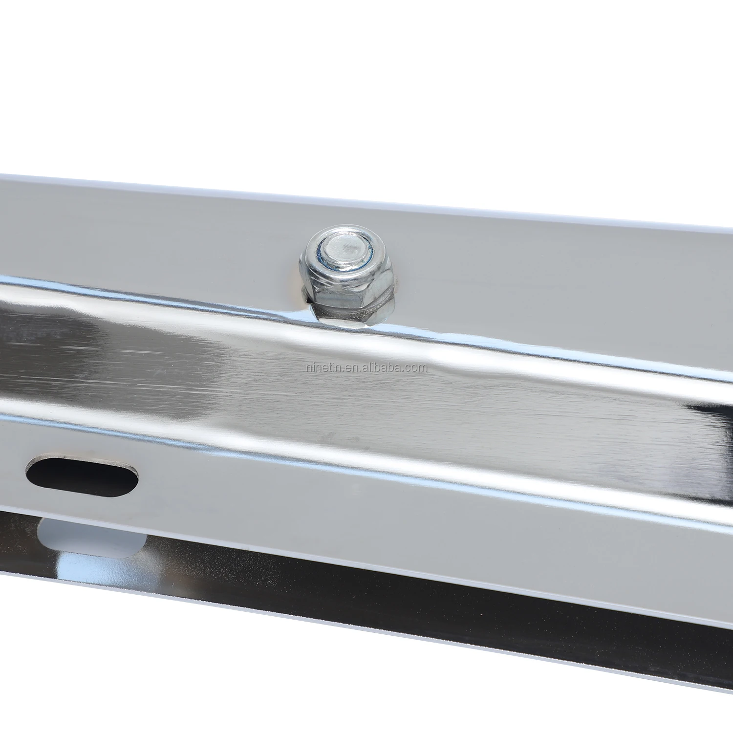 Truxpro 30" Chrome Steel Mud Flap Hanger Straight With 21/2