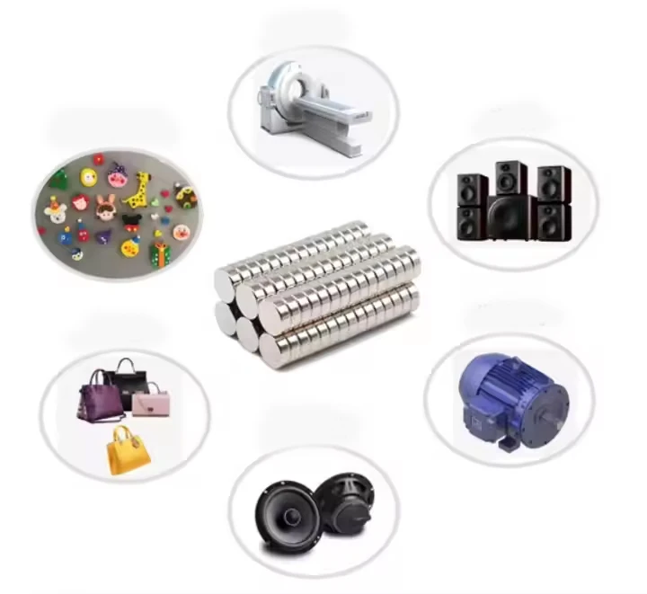 JDM Factory Small Size Diameter 2mm 3mm 4mm 5mm 6mm 7mm 8mm Disc Neodymium Magnets