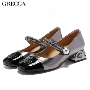 Fashion Slip on Loafers Office Lady Moccasins Pearl Para Mujer Mary Jane Women Flat Pumps