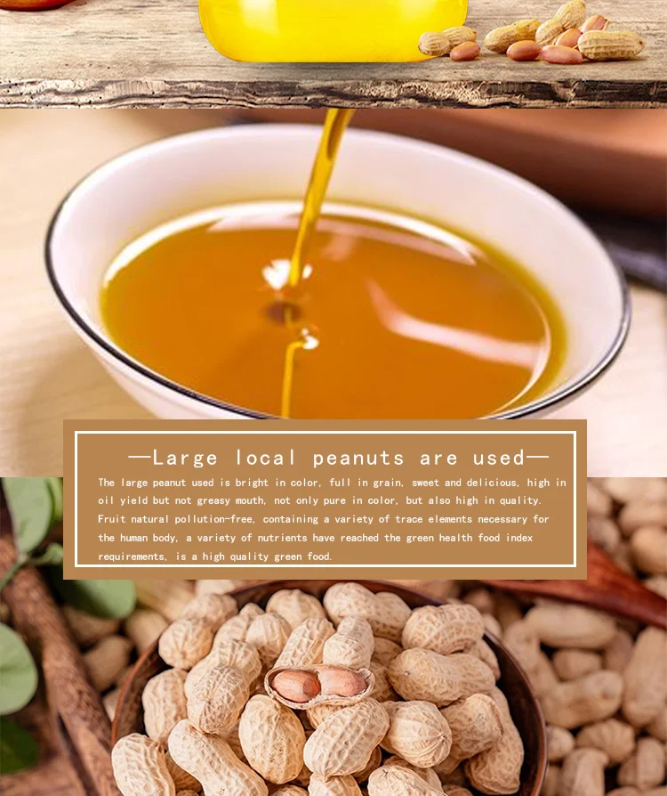 High Quality Haccp Certified Edible5l Peanut Oil Cooking Oil Buy Peanut Oil,Cooking Oil