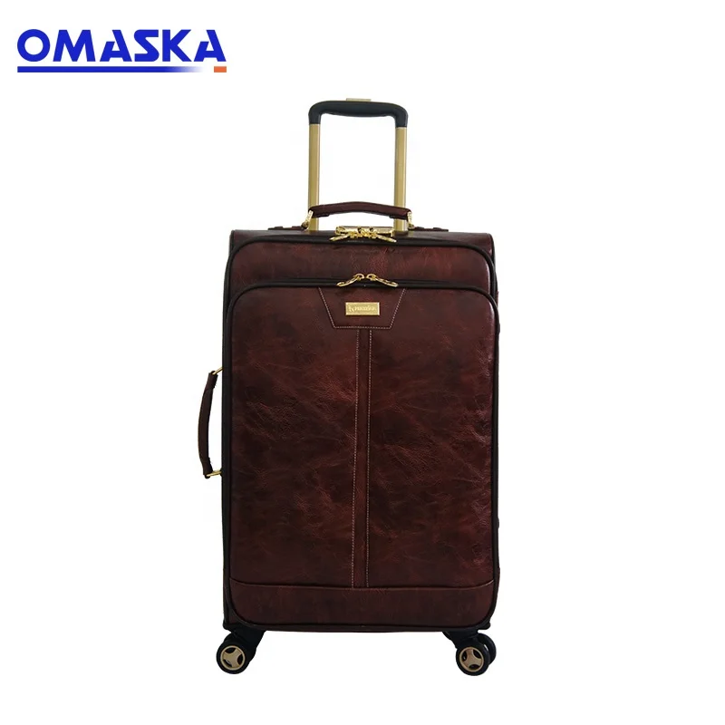 New Cheap Design OMASKA Famous Brand 5 Pcs Set Custom Made Suitcases Leather Luggage
