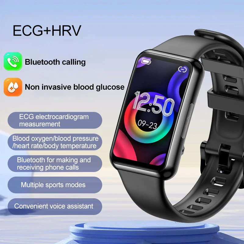 Ladies Smart Watch Waterproof Smartwatch Android With Sos Temperature, Lipid, Hr Alarm Bracelet Watch 1.47" Unisex Smart Watches