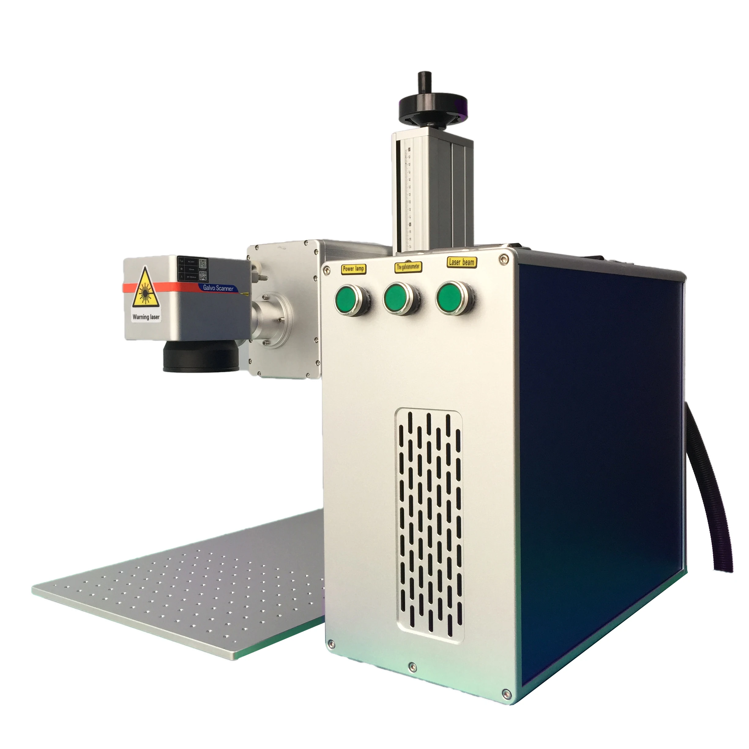 Fiber Laser Marking Engraving Machine For Sale Factory Directly Price Blade Knife Raycus Laser Source Metal Materials manufacture