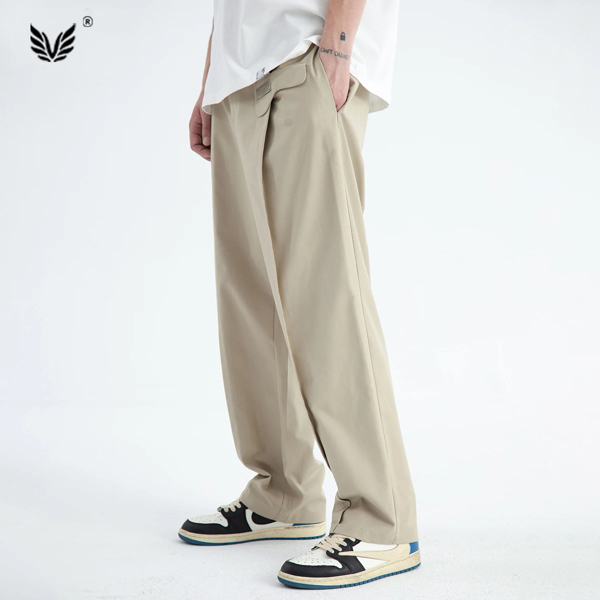 plus size polyester pants