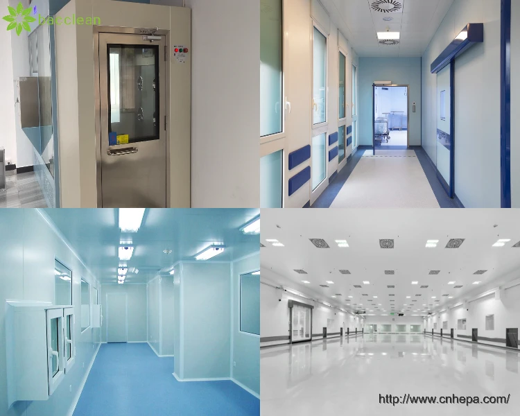 Automatic Cleanroom Class 100 Air Shower With High Efficiency H13 Air