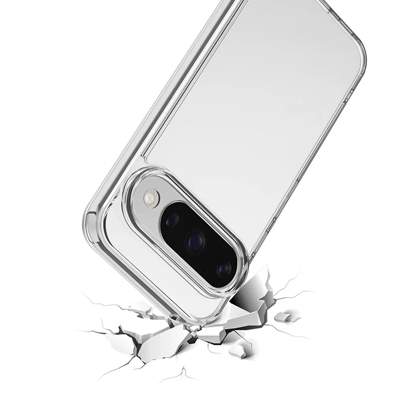 product laudtec anti drop tpupc acrylic transparent shockproof case cover for google pixel 10 pro xl pixel 9a  8a pro mobile phone case-4