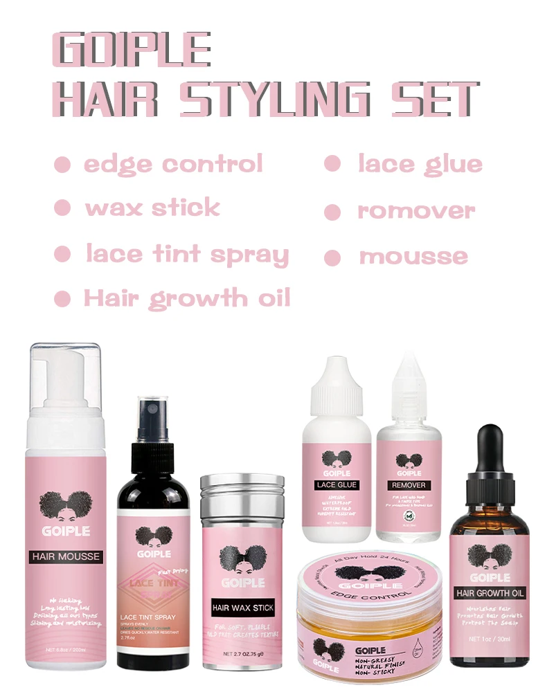 Goiple Natural Hair Growth Oil Styling Wax Stick Curly Mousse Foam For