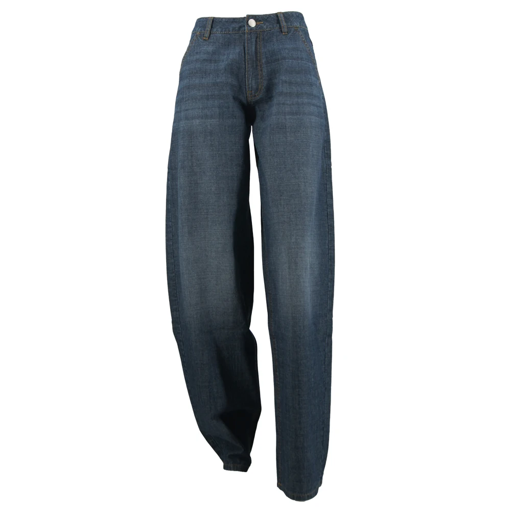 Fashionable High Waist Wide Leg Jeans for Women Trendy Loose Fit Denim Pants for Casual Daily Wear