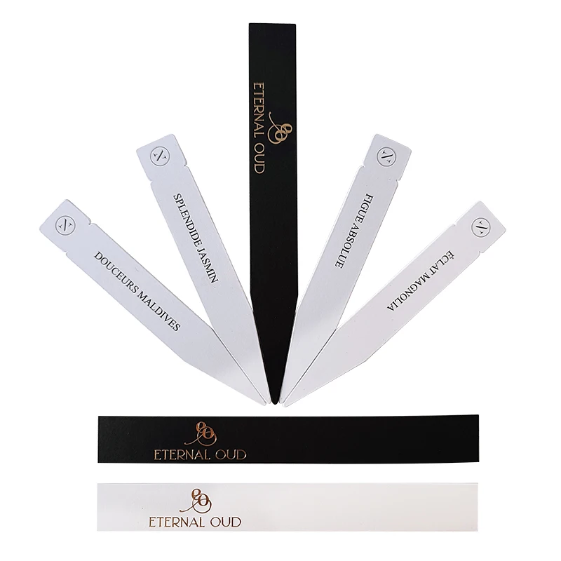 Customized Absorbent Perfume Test Paper Tester Strips Perfume Blotters