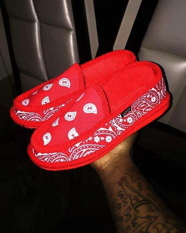 Оптовая Продажа Весна носок повседневная парусиновая обувь с цветочным принтом бандана шлепанцы без задника с открытыми пальцами Trooper бандана сандалии женская обувь на плоской подошве