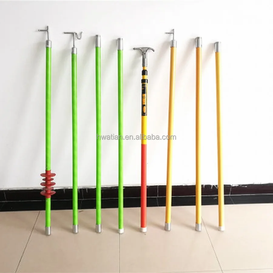 FRP Fiberglass Telescoping switch and disconnect sticks /electrical hot sticks