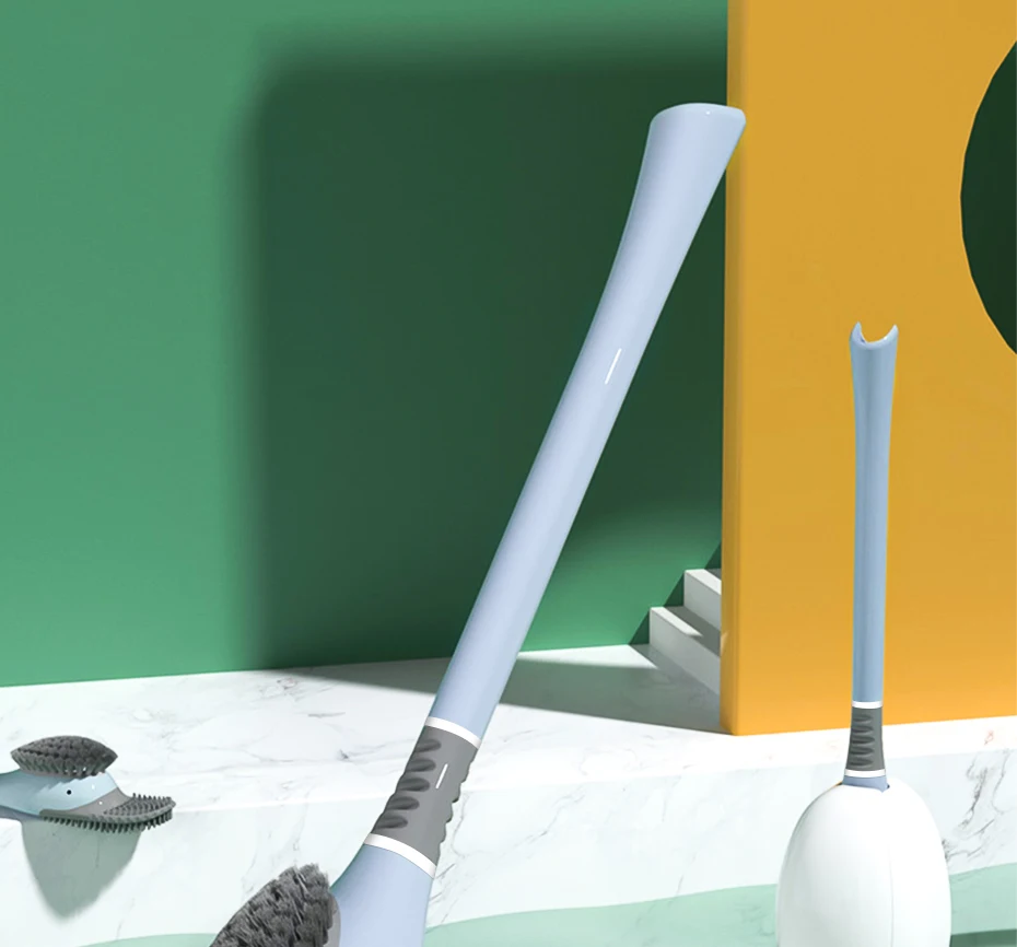 New Hot Sale Duck Silicone Toilet Brush WC  Bathroom Accessories No Dead Corners Household Wash Cleaning Soft Bristle Artifact