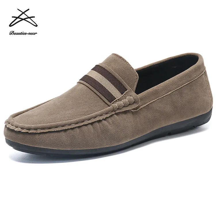 Men's Business Casual Shoes Trendy Suede Driving Loafers