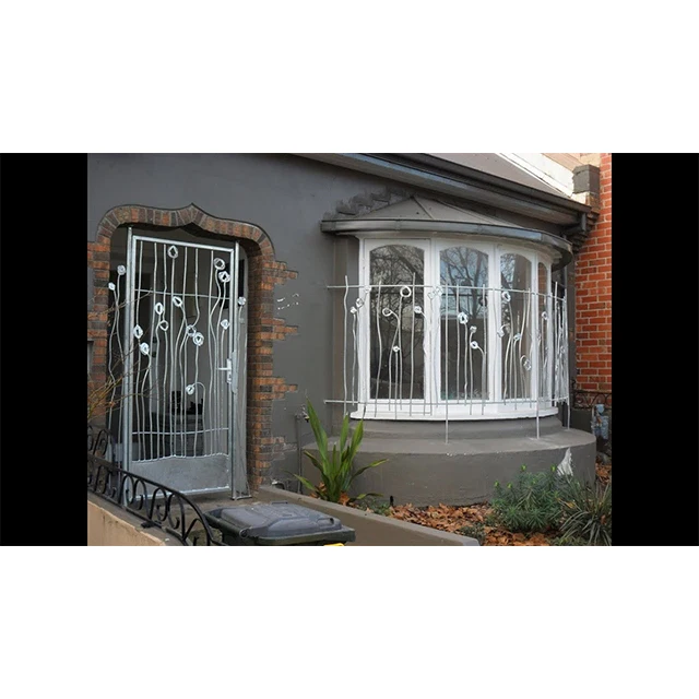 Decorative Steel Window Security Bars For Construction Wrought Iron