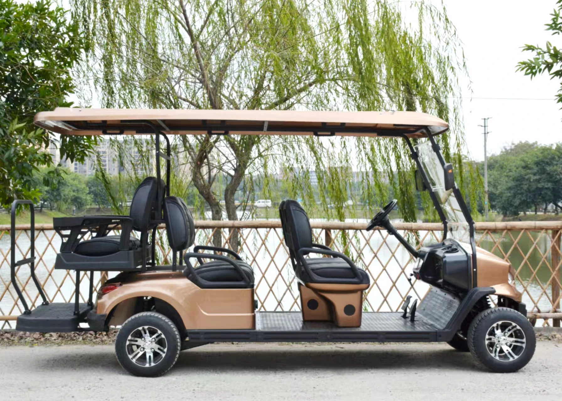 New Style 4 Seater Bus Club Electric Golf Buggy