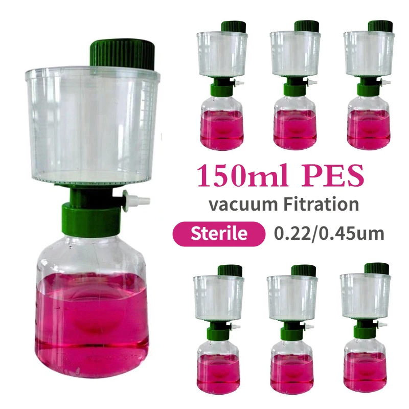 Disposable Plastic Laboratory Membrane Filter Funnel Vacuum Filtration Apparatus