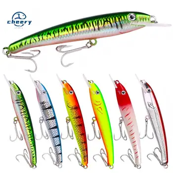 CHEERY Deep Diving Minnow Artificial Hard Bait Lure 30g 44g Sea Fishing Bionic Lure for Saltwater Fish Wholesale ABS – Minnow – view 2