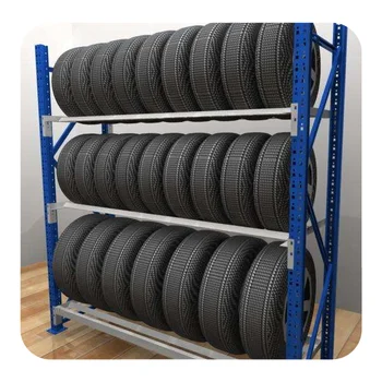 Peterack adjustable tyre racks system tire stacking shelves warehouse storage medium Duty Metal Shelving Industrial