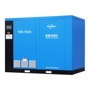Advanced technology hot selling single stage 220V 380v 50hz 110kw screw type air compressor machine for electricity