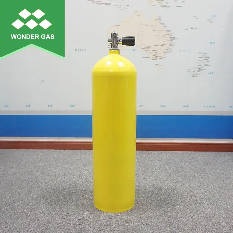 12リットルアルミ製スキューバダイビングタンク、200bar圧力対応