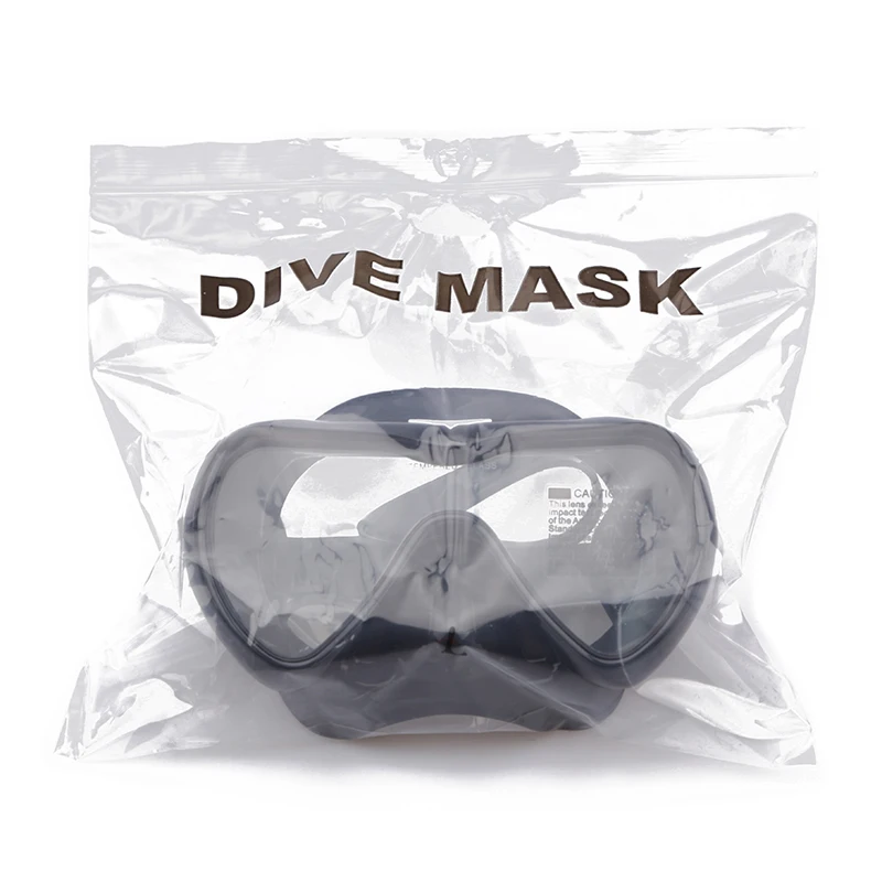 Silicone Freediving Mask Swim Diving Gear Snorkeling Goggles Equipment
