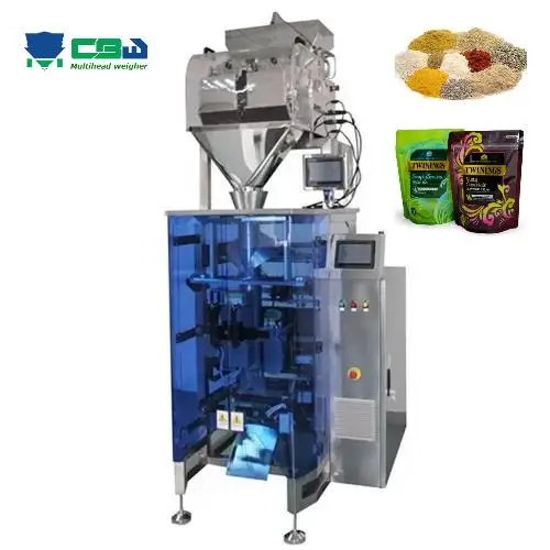 Modular 2 Head Linear Weigher Packing Machine Granular Food Weighing Filling Machine