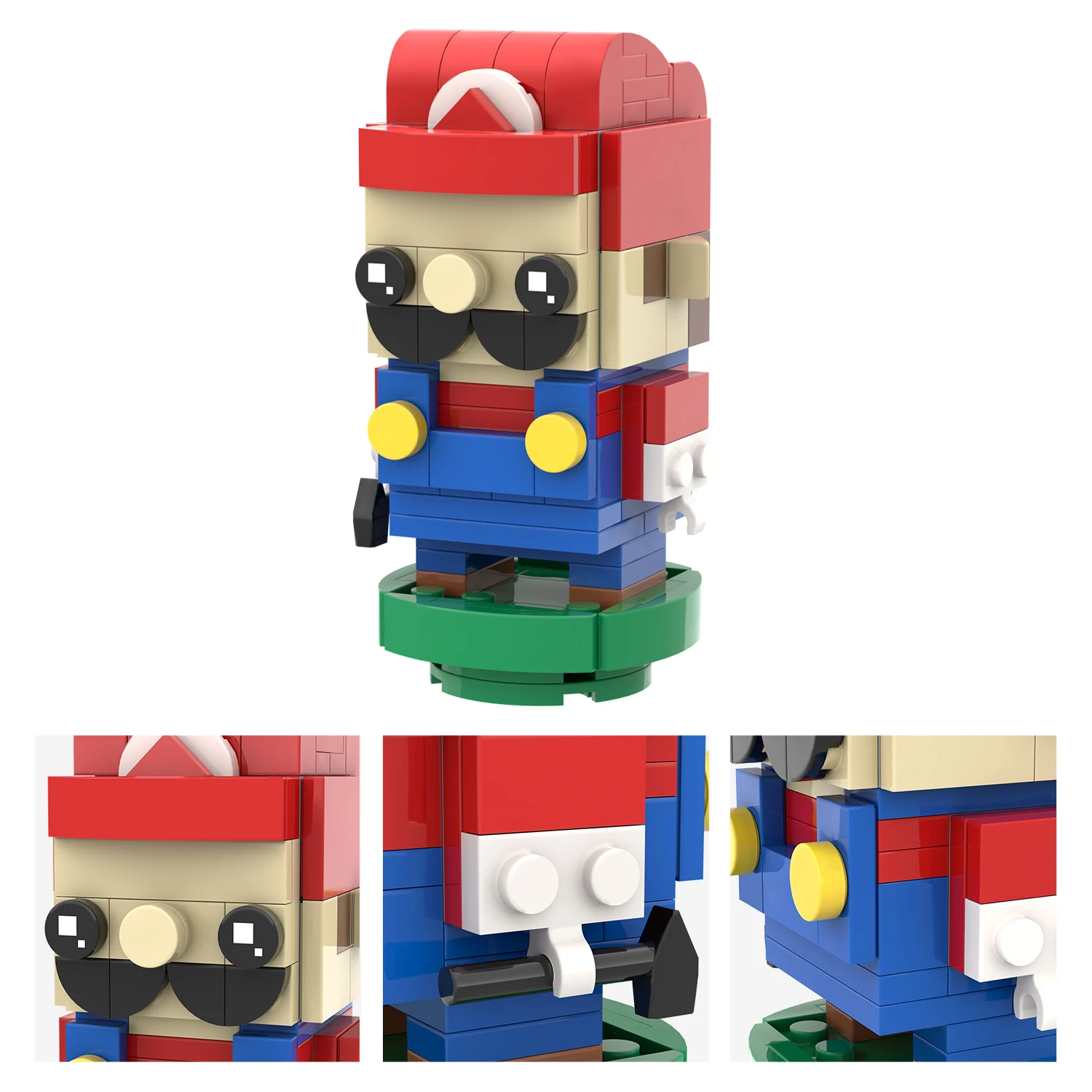 Luigi Block Construccion Tipo Lego Pack Inicial: Aventuras Con
