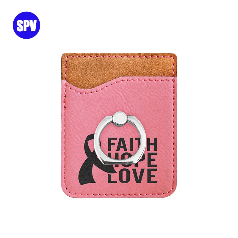 Wholesale Custom Personalized Laser Engraving Phone Card Holder details