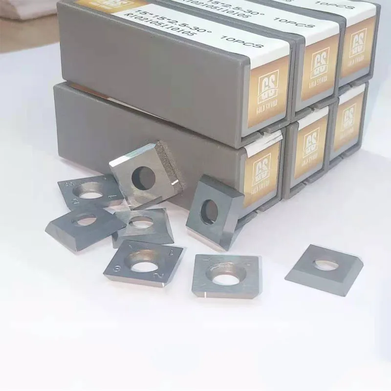 DiamondCut Woodworking Carbide Indexable Inserts Turning Cutter Blades for Hard Wood