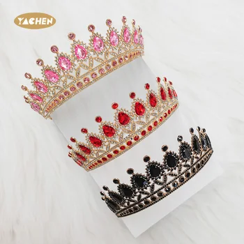 YACHEN Luxury Alloy Rhinestone Party Tiaras and Crowns for Women Wedding Birthday Party Crown Hair Accessories