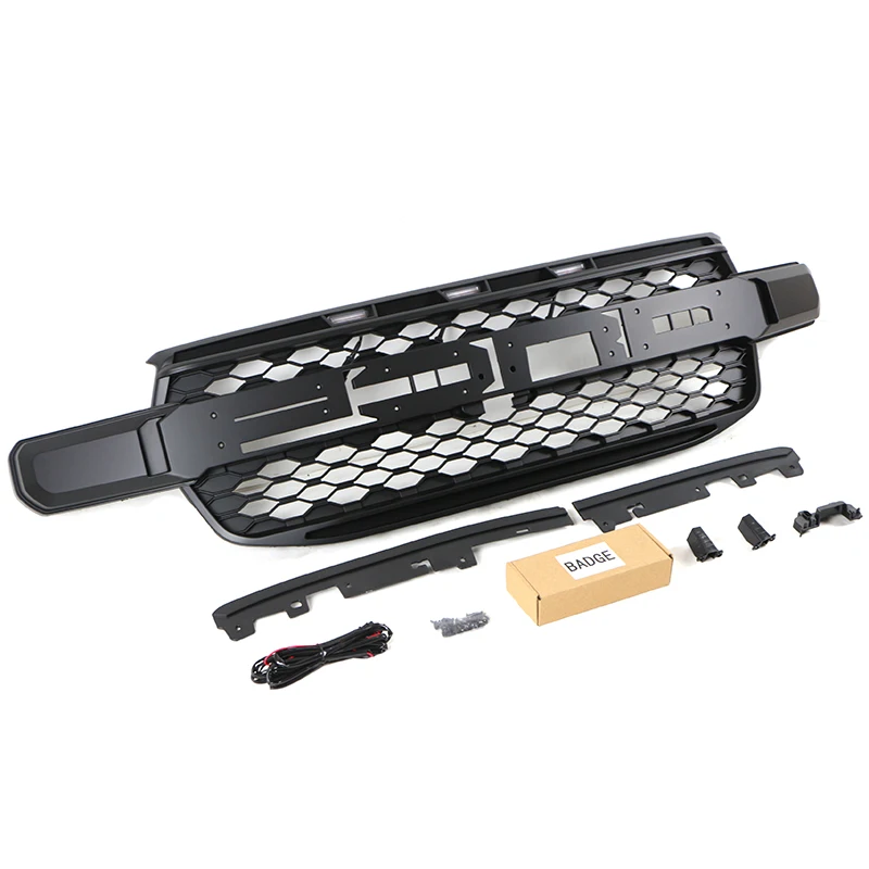 Auto Parts Other Exterior Accessories Abs Black Front Grill Car Grille Radiator Grid Parrilla