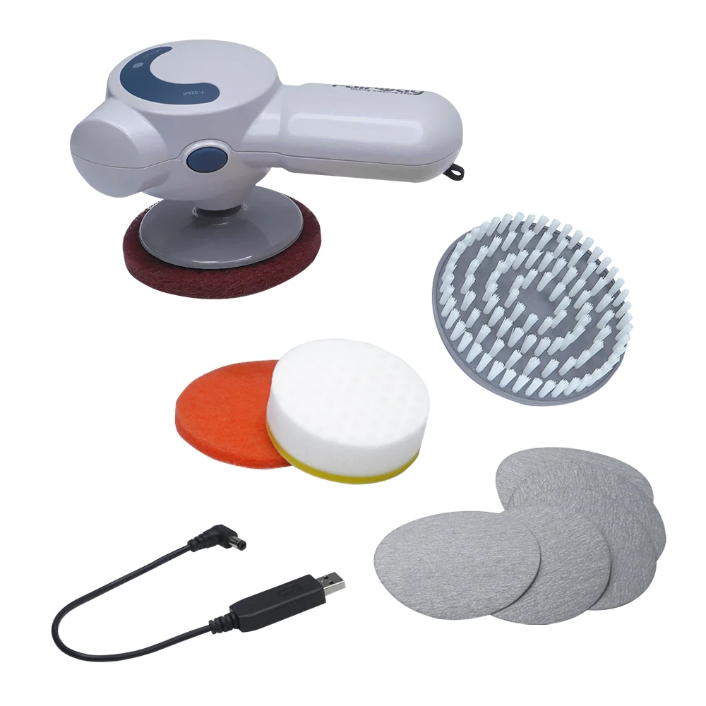 Portable Intelligent Control Batterypowered Bathroom Scrubber Cordless