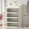 Portalápices de 4 capas: blanco leche cálido