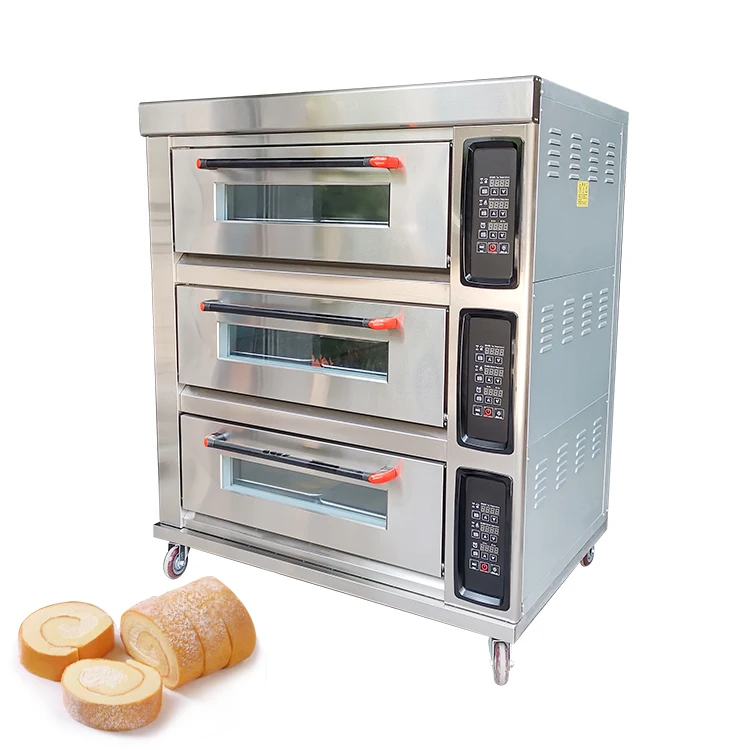 Bakery Equipment Professional Bread Baking Machine Gas / Electric Oven