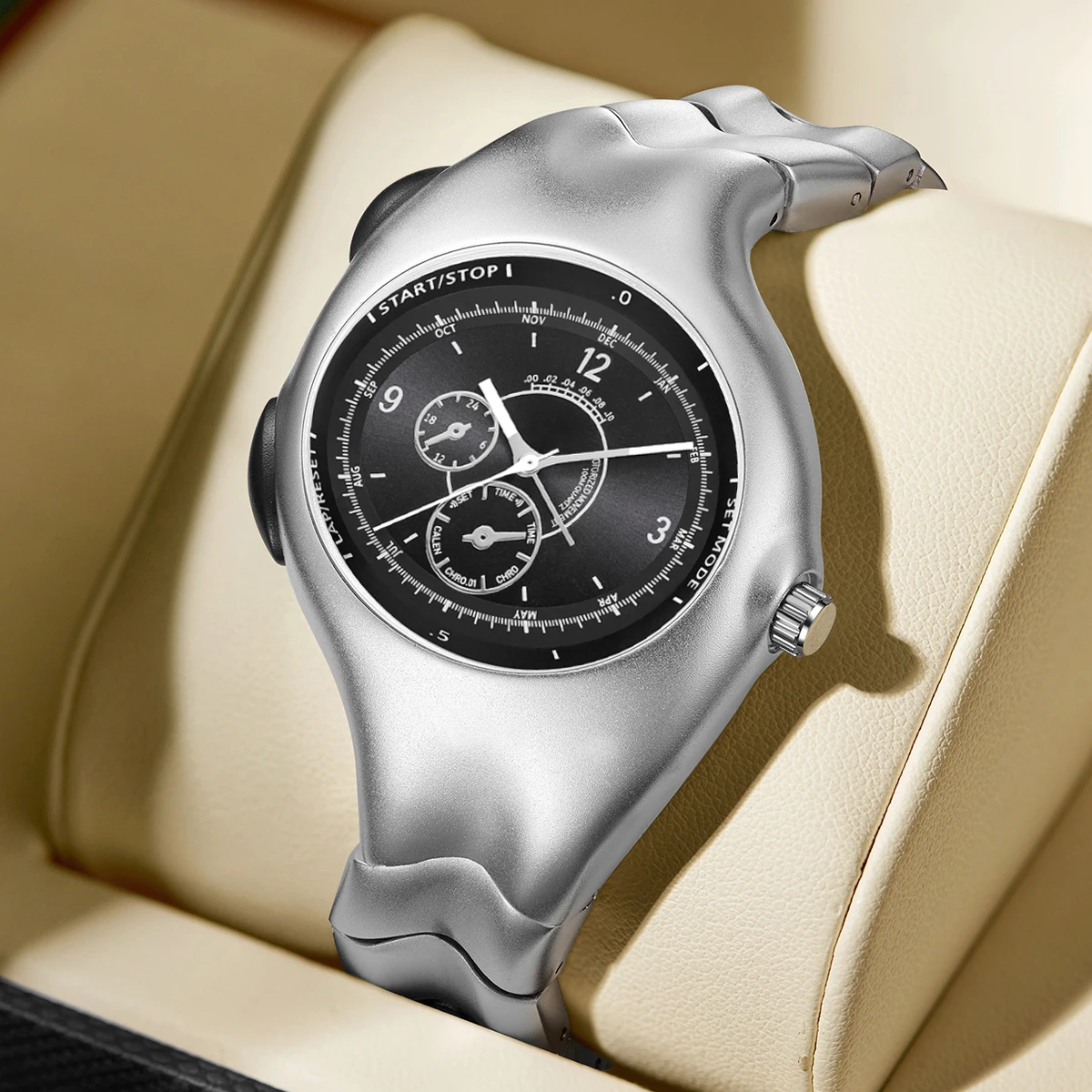 【日本未販売】Overspiked Watch l watch y2k Alien Twisted Wristwatch Y2K Watch Fashion Trend for Men